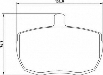 MAGNETI MARELLI 363700200381 -  Комплект тормозных колодок, дисковый тормоз